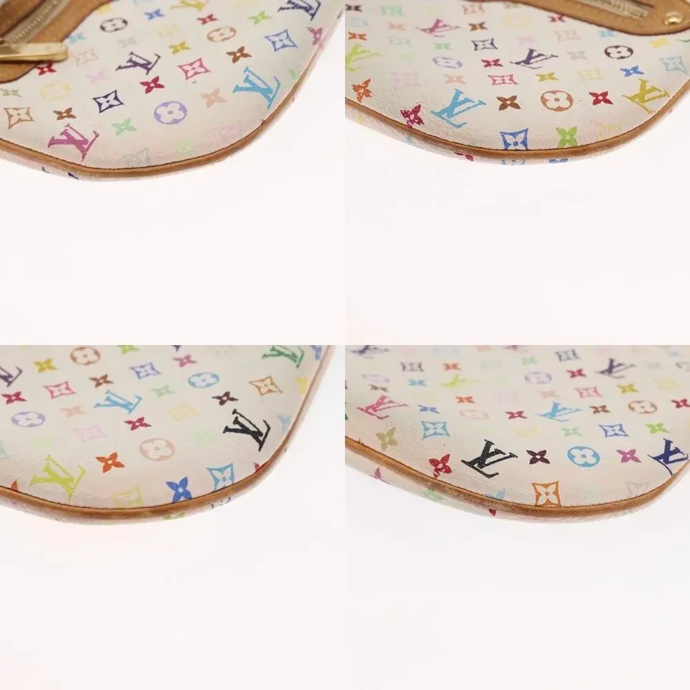 Louis Vuitton Monogram Multicolor Pochette GM Pouch White